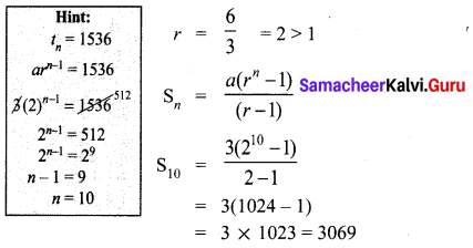 Samacheer Kalvi 10th Maths Chapter 2 Numbers and Sequences Ex 2.8 10