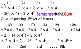 Samacheer Kalvi 10th Maths Chapter 2 Numbers and Sequences Ex 2.8 12