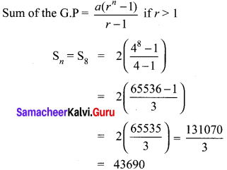 Samacheer Kalvi 10th Maths Chapter 2 Numbers and Sequences Ex 2.8 13