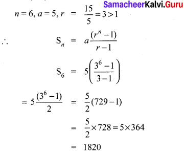 Samacheer Kalvi 10th Maths Chapter 2 Numbers and Sequences Ex 2.8 3