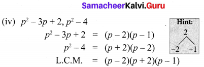 Samacheer Kalvi 10th Maths Chapter 3 Algebra Ex 3.2 7