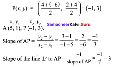 Samacheer Kalvi 10th Maths Chapter 5 Coordinate Geometry Ex 5.2 Samacheer Kalvi 10th Maths Chapter 5 Coordinate Geometry Ex 5.2 2
