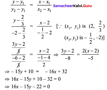 Samacheer Kalvi 10th Maths Chapter 5 Coordinate Geometry Ex 5.3 11