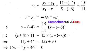 Samacheer Kalvi 10th Maths Chapter 5 Coordinate Geometry Ex 5.3 13