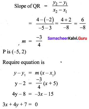 Samacheer Kalvi 10th Maths Chapter 5 Coordinate Geometry Ex 5.4 9