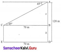 Samacheer Kalvi 10th Maths Chapter 6 Trigonometry Ex 6.3 3