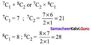 Samacheer Kalvi 11th Maths Solutions Chapter 4 Combinatorics and Mathematical Induction Ex 4.3 63