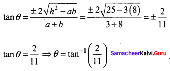 Samacheer Kalvi 11th Maths Solutions Chapter 6 Two Dimensional Analytical Geometry Ex 6.4 12
