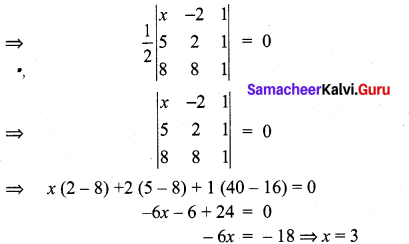 Samacheer Kalvi 11th Maths Solutions Chapter 7 Matrices and Determinants Ex 7.5 17
