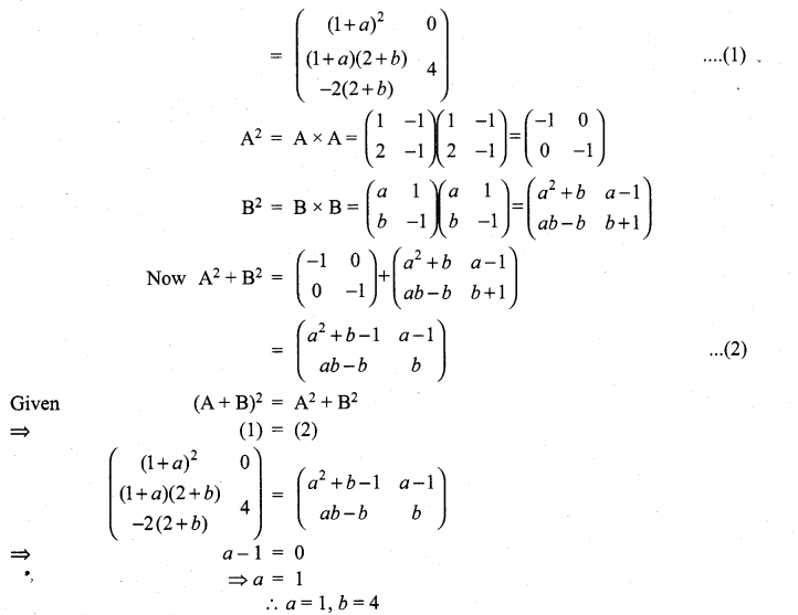 Samacheer Kalvi 11th Maths Solutions Chapter 7 Matrices and Determinants Ex 7.5 9