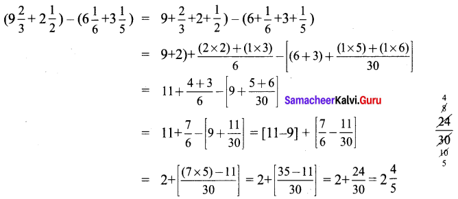 Samacheer Kalvi 6th Maths Solutions Term 3 Chapter 1 Fractions Intext Questions 28