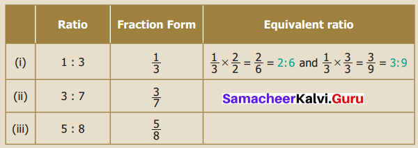 Samacheer Kalvi 6th Maths Term 1 Chapter 3 Ratio and Proportion Intext Questions 64 Q1