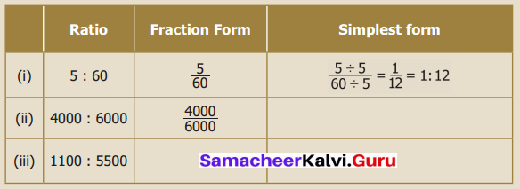 Samacheer Kalvi 6th Maths Term 1 Chapter 3 Ratio and Proportion Intext Questions 64 Q3