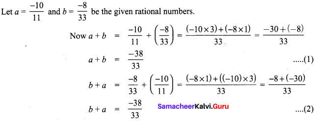 Samacheer Kalvi 8th Maths Term 1 Chapter 1 Rational Numbers Ex 1.2 5