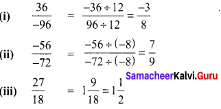 Samacheer Kalvi 8th Maths Term 1 Chapter 1 Rational Numbers Intext Questions 5