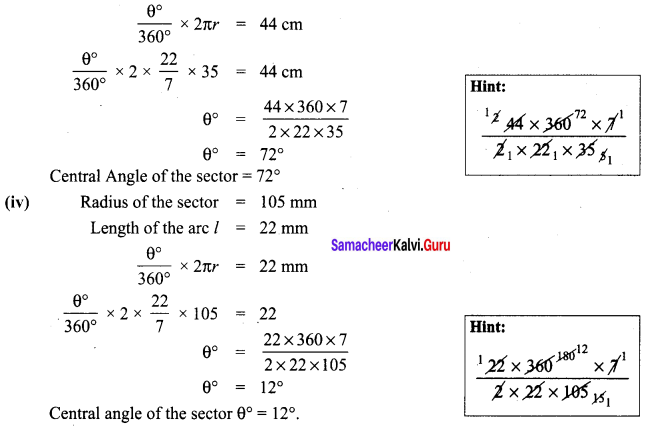 Samacheer Kalvi 8th Maths Term 1 Chapter 2 Measurements Ex 2.1 10