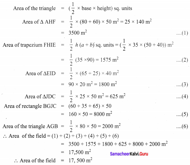 Samacheer Kalvi 8th Maths Term 1 Chapter 2 Measurements Ex 2.2 16