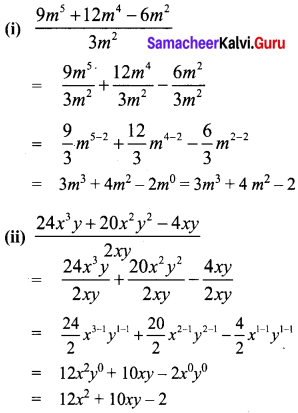 Samacheer Kalvi 8th Maths Term 1 Chapter 3 Algebra Additional Questions 4
