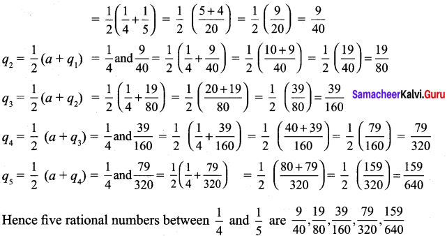 Samacheer Kalvi 9th Maths Chapter 2 Real Numbers Ex 2.1 3
