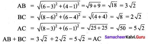 Samacheer Kalvi 9th Maths Chapter 5 Coordinate Geometry Additional Questions 66