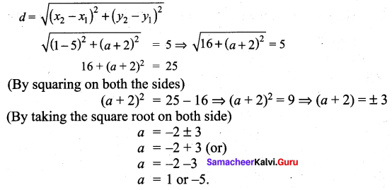 Samacheer Kalvi 9th Maths Chapter 5 Coordinate Geometry Additional Questions 68