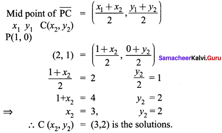 Samacheer Kalvi 9th Maths Chapter 5 Coordinate Geometry Ex 5.4 11