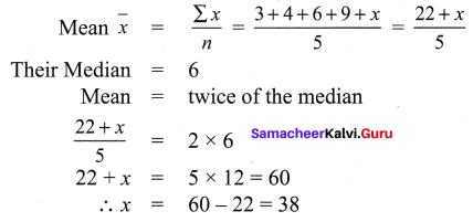 Samacheer Kalvi 9th Maths Chapter 8 Statistics Ex 8.2 7