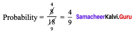 Samacheer Kalvi 9th Maths Chapter 9 Probability Additional Questions 7