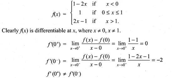 Samacheer Kalvi 11th Maths Solutions Chapter 10 Differentiability and Methods of Differentiation Ex 10.1 13