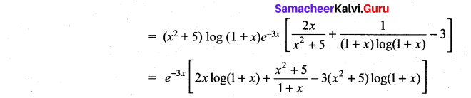 Samacheer Kalvi 11th Maths Solutions Chapter 10 Differentiability and Methods of Differentiation Ex 10.2 9