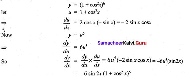Samacheer Kalvi 11th Maths Solutions Chapter 10 Differentiability and Methods of Differentiation Ex 10.3 23