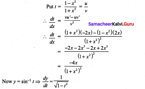 Samacheer Kalvi 11th Maths Solutions Chapter 10 Differentiability and Methods of Differentiation Ex 10.3 31