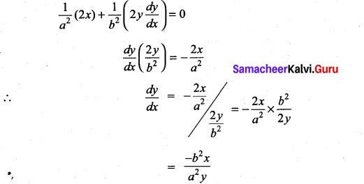 Samacheer Kalvi 11th Maths Solutions Chapter 10 Differentiability and Methods of Differentiation Ex 10.4 9