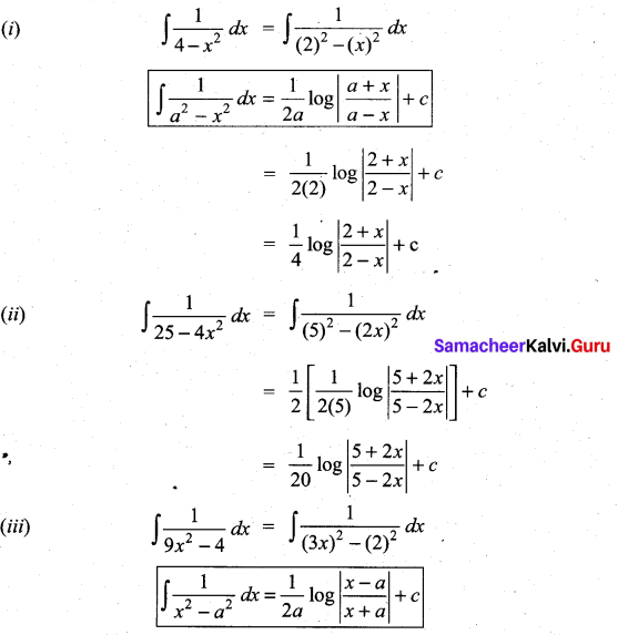 Samacheer Kalvi 11th Maths Solutions Chapter 11 Integral Calculus Ex 11.10 1