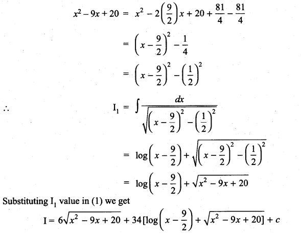 Samacheer Kalvi 11th Maths Solutions Chapter 11 Integral Calculus Ex 11.11 23
