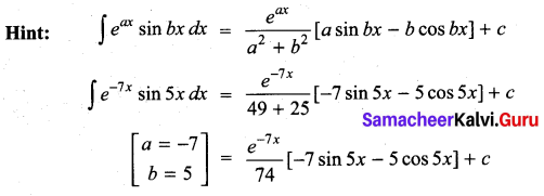 Samacheer Kalvi 11th Maths Solutions Chapter 11 Integral Calculus Ex 11.13 35