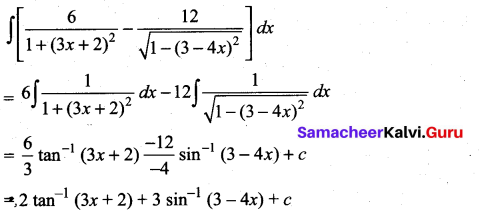 Samacheer Kalvi 11th Maths Solutions Chapter 11 Integral Calculus Ex 11.3 6