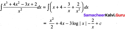 Samacheer Kalvi 11th Maths Solutions Chapter 11 Integral Calculus Ex 11.5 1
