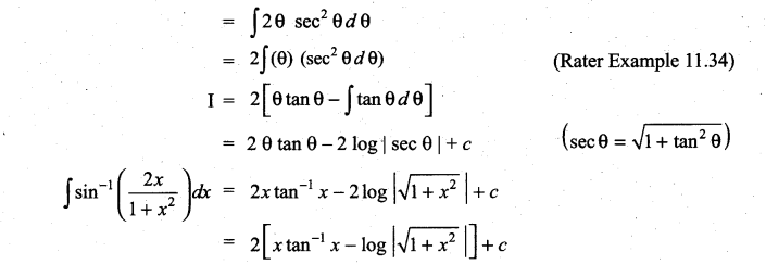 Samacheer Kalvi 11th Maths Solutions Chapter 11 Integral Calculus Ex 11.7 10