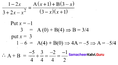 Samacheer Kalvi 11th Maths Solutions Chapter 2 Basic Algebra Ex 2.13 23