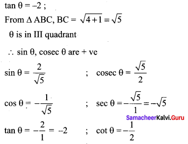 Samacheer Kalvi 11th Maths Solutions Chapter 3 Trigonometry Ex 3.3 15