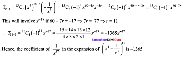 Samacheer Kalvi 11th Maths Solutions Chapter 5 Binomial Theorem, Sequences and Series Ex 5.1 166
