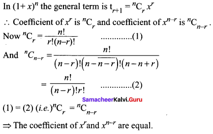 Samacheer Kalvi 11th Maths Solutions Chapter 5 Binomial Theorem, Sequences and Series Ex 5.1 17