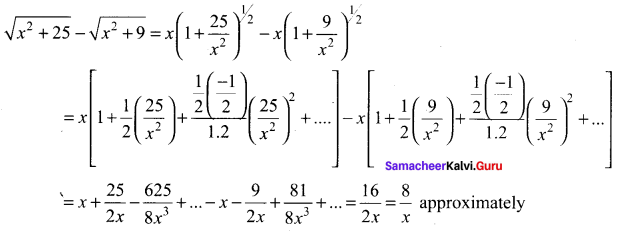 Samacheer Kalvi 11th Maths Solutions Chapter 5 Binomial Theorem, Sequences and Series Ex 5.4 34