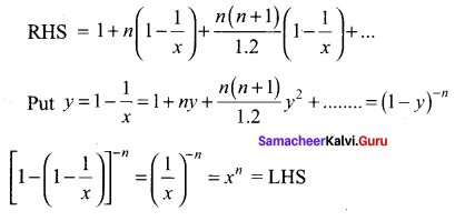 Samacheer Kalvi 11th Maths Solutions Chapter 5 Binomial Theorem, Sequences and Series Ex 5.4 36