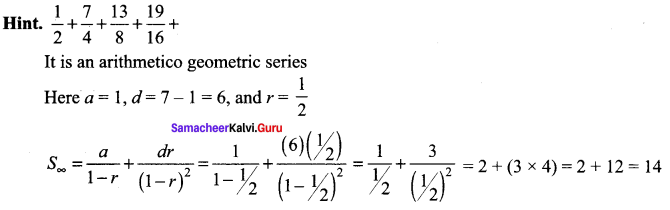 Samacheer Kalvi 11th Maths Solutions Chapter 5 Binomial Theorem, Sequences and Series Ex 5.5 34