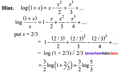 Samacheer Kalvi 11th Maths Solutions Chapter 5 Binomial Theorem, Sequences and Series Ex 5.5 55