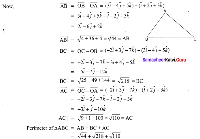 Samacheer Kalvi 11th Maths Solutions Chapter 8 Vector Algebra - I Ex 8.2 27