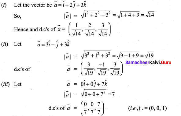 Samacheer Kalvi 11th Maths Solutions Chapter 8 Vector Algebra - I Ex 8.2 3