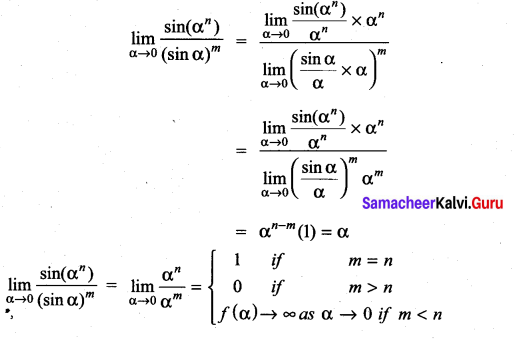 Samacheer Kalvi 11th Maths Solutions Chapter 9 Limits and Continuity Ex 9.4 18